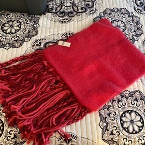 Anthropologie wool blanket scarf